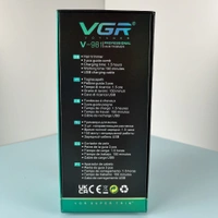VGR V-981 Professional Hair Trimmer with Precision T-Blade & 3 Attachments – Cordless Salon Clipper