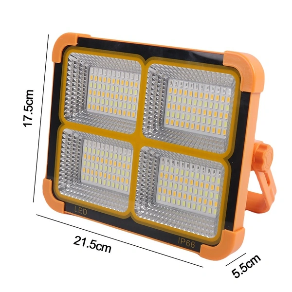 Rechargeable Portable LED Solar light – Hangable Emergency Light, ABS Body