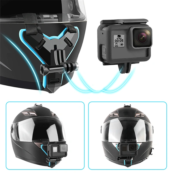 Helmet Chin Strap Mount for Action Camera – Secure & Adjustable POV Accessory | Helmet mount 