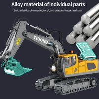 Remote Control JCB Excavator Toy – 680° Rotation | Digging, Lights, Sound & Spray | Forward, Backward, Left & Right Control