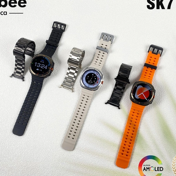 2025 Latest W7 SK7 Ultra Smart watch – Bluetooth Calling, Fitness Tracking & Always-On Display