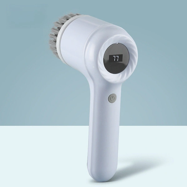 Multi-Functional Electric Dish & Bathroom Cleaning Brush – Rotating Scrubber for Kitchen & Home Cleaning