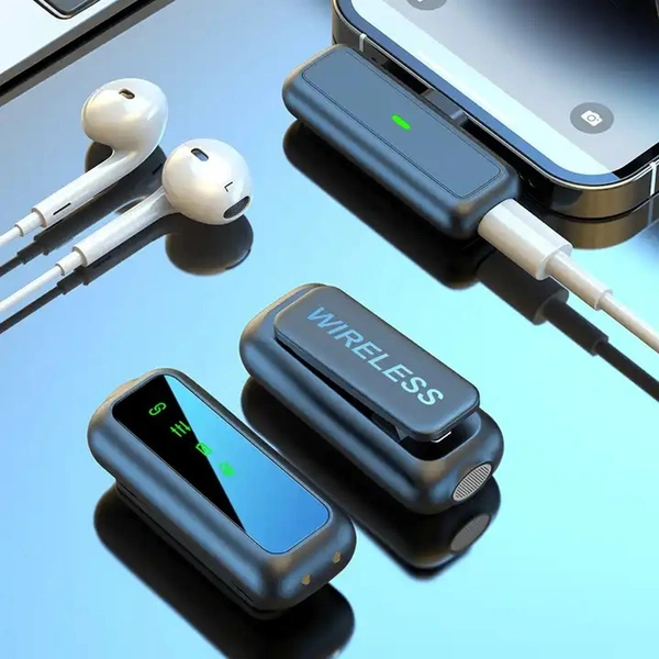 SX6 Wireless Lavalier Microphone – 2.4G Transmission | Noise Cancelling | Clip-On Mic | Plug & Play | Long Battery Life
