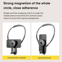 Magnetic Neck Phone Holder | Flexible Hands-Free Mobile Stand for Travel & Home Use