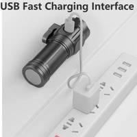 Mini Strong Light 4‑LED Rechargeable Emergency Lamp | Compact Portable Bright Light