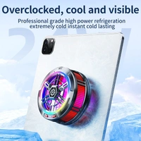 X100 Portable Mobile Phone Radiator – Magnetic Semiconductor Cooler with RGB Lights  | H-20