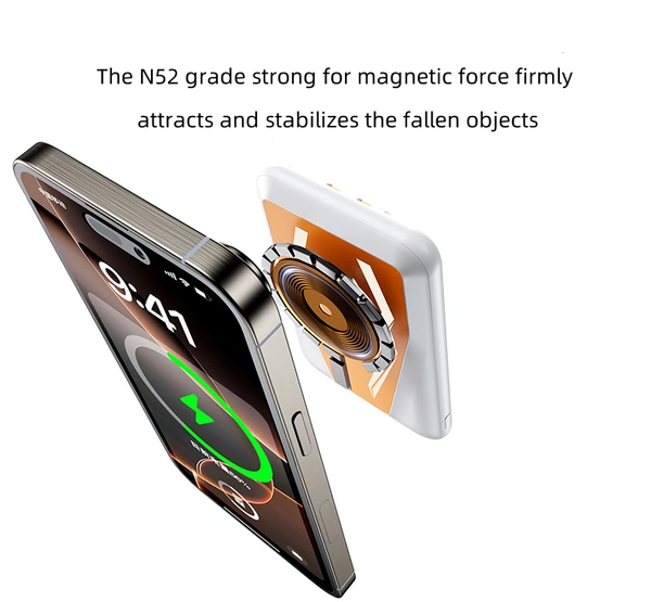 2025 Magnetic Wireless Power Bank 10000mAh – Fast Charging with PD 22.5W Support
