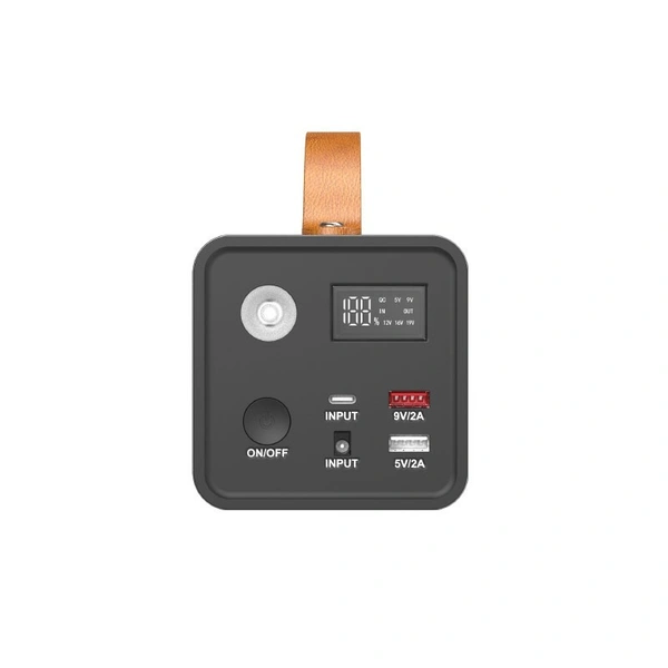 Portable Inverter Power Station 30000mAh – 220w Backup Power with AC & USB Output for Travel, Home, and Emergency Use