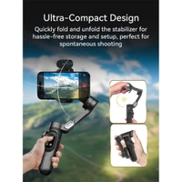 AOCHUAN 3-Axis Gimbal Stabilizer for Smartphone | Face Tracking, Auto Balance, Portable Tripod – Best for Vlogging & YouTube