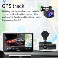 F6 3-Channel 4K Dashcam – Front, Rear, and Cabin – WiFi, GPS, Night Vision, Parking Mode