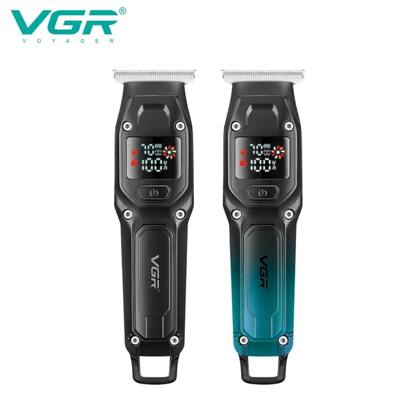 VGR V-964 Professional Trimmer – Stainless Steel Blades, 600mAh Battery, 7000RPM Turbo