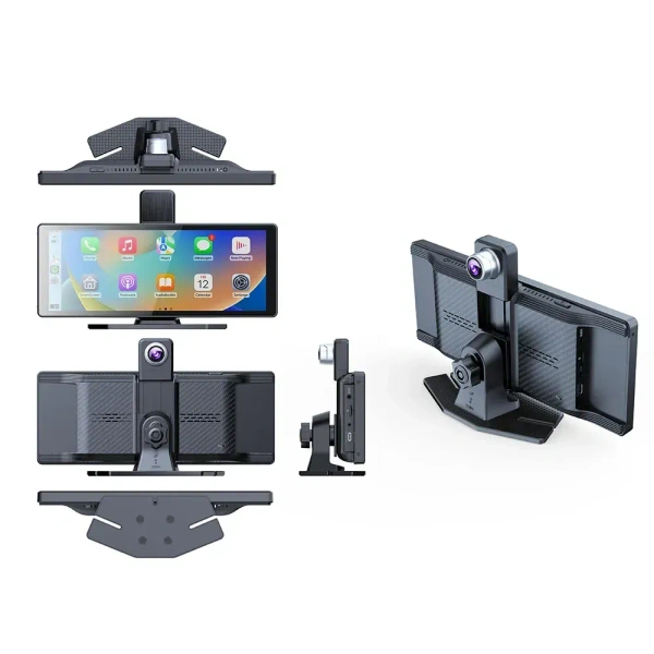 H19 Plus 10.26″ Portable CarPlay & Android Auto Screen | 256GB Support, HD Touch Display, Dash Cam & Bluetooth