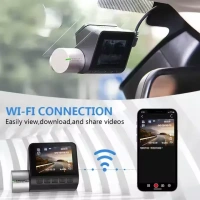 V50 Dual Channel Dash Cam Front & Rear | GPS, 512GB Support, Night Vision, Parking Monitor
