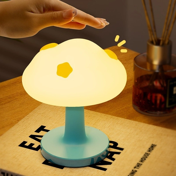 Cute Cloud Night Light | LED Atmosphere Lamp for Kids’ Room | Soft & Rechargeable