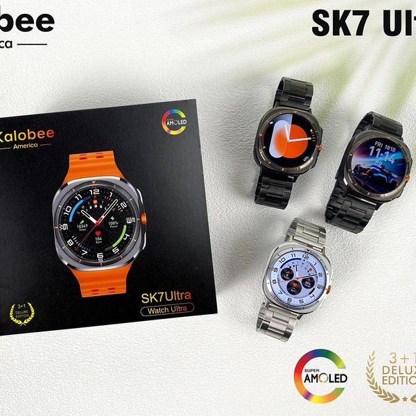 2025 Latest W7 SK7 Ultra Smart watch – Bluetooth Calling, Fitness Tracking & Always-On Display
