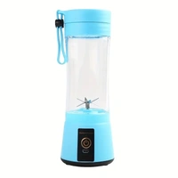 Portable Rechargeable Juicer Cup – USB Blender for Smoothies, Shakes & Juices | 6 Blades, 380ml, BPA-Free