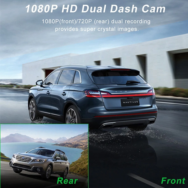 F-31 | 1080P Car Dash Cam | Wide-Angle DVR Camera with Night Vision, G-Sensor & Loop Recording | Car Security Camera
