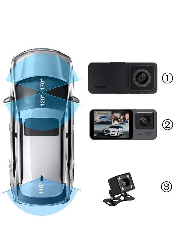S-10 | Full HD Car DVR Dash Cam | Night Vision, G-Sensor, Loop Recording & Parking Mode | Black Box Car Camera