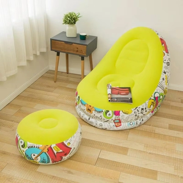 High-Quality Home Inflatable Lazy Sofa – Portable Air Lounger for Indoor & Outdoor Use