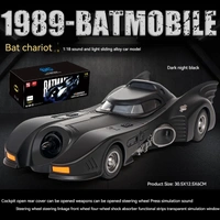 Diecast 1:18 Bat Car Model | Premium Metal Collectible Toy Car for Fans & Decor