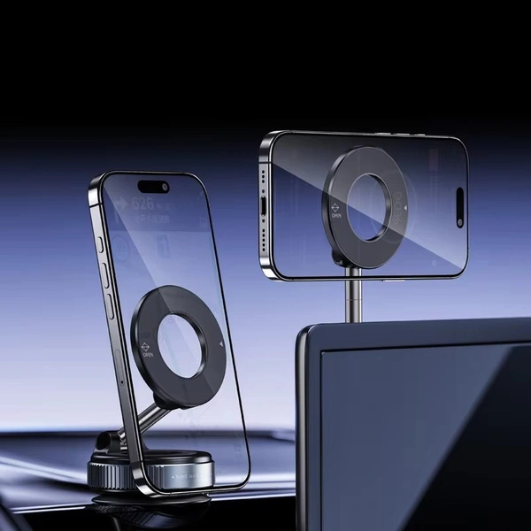 2025 Magnetic Phone Holder – 360° Adjustable Magnetic Car & Desk Mount