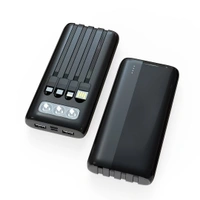 2025 New 20000mAh Power Bank with Built-in Cables | Fast Charging PD 22.5W Portable Charger
