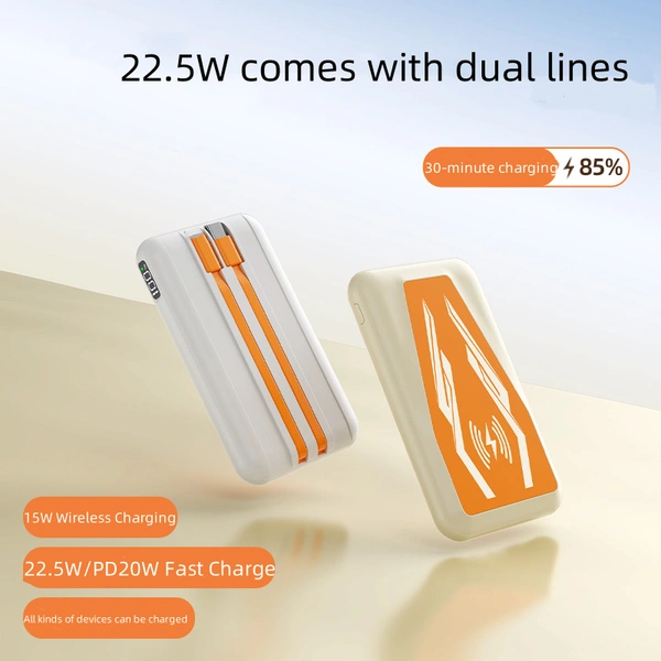 2025 Magnetic Wireless Power Bank 10000mAh – Fast Charging with PD 22.5W Support
