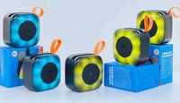 OK-444 Portable Party Speaker with RGB Lights, Wireless BT, Mic Input & Powerful Bass | 1Pcs
