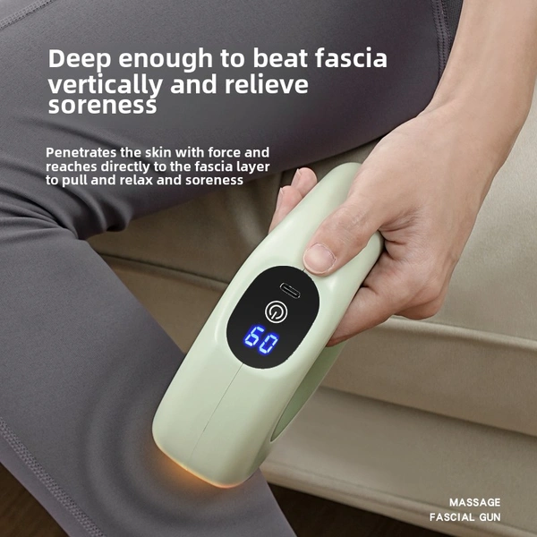 Cordless Fascial Ring Massager – Deep Tissue Vibration Fitness Tool for Muscle Relaxation