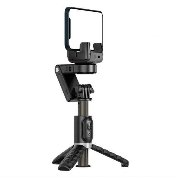Q18 Gimbal Stabilizer for Mobile – LED Fill Light, Bluetooth Remote & Tripod | Best Gimbal India 2025