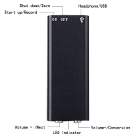8 GB Mini Digital Audio Voice Recorder – USB Flash, MP3/WAV, VOX, Long-Time Recording