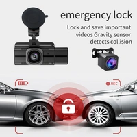 F6 3-Channel 4K Dashcam – Front, Rear, and Cabin – WiFi, GPS, Night Vision, Parking Mode