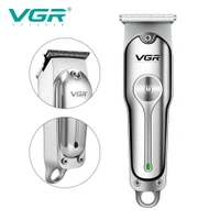Professional Rechargeable Electric Hair Trimmer V-071 | Precision T-Blade, Red & Green Indicators