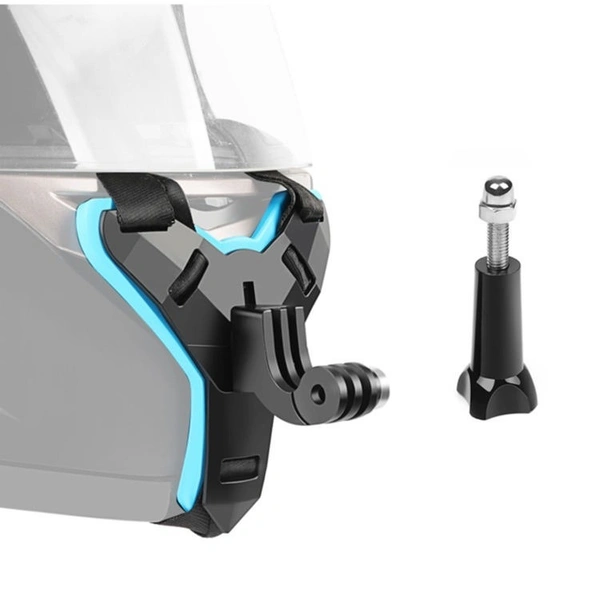 Helmet Chin Strap Mount for Action Camera – Secure & Adjustable POV Accessory | Helmet mount 
