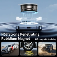Universal Stable Vacuum Suction Magnetic Phone Holder | Home & Office Foldable Bracket