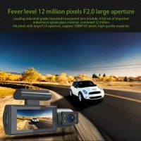 D16 Max Dual Dash Cam Front & Rear | 170° Wide-Angle, Night Vision, 32GB Support, Parking Monitor