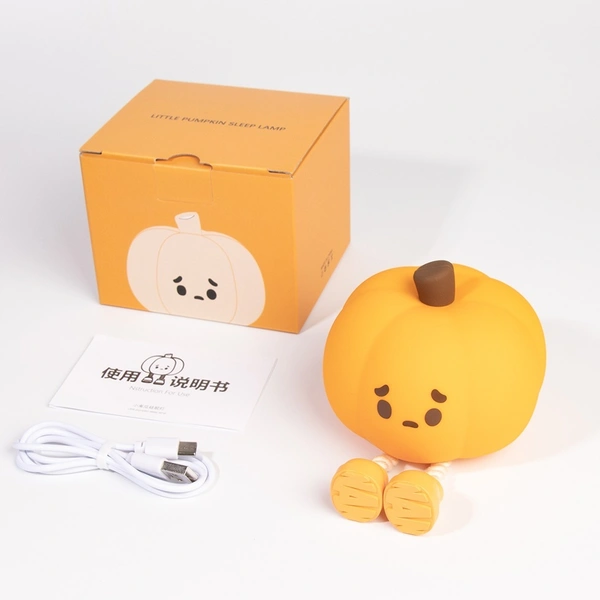 Cute Silicone Kids Night Light | Dimmable & Rechargeable LED Lamp | Soft & Safe for Nursery & Bedroom