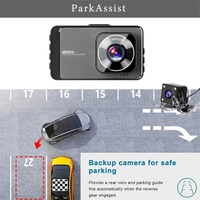 M78 | 4K Dual-Channel Dash Cam | Front & Rear Camera, Night Vision, WiFi, G-Sensor & Loop Recording