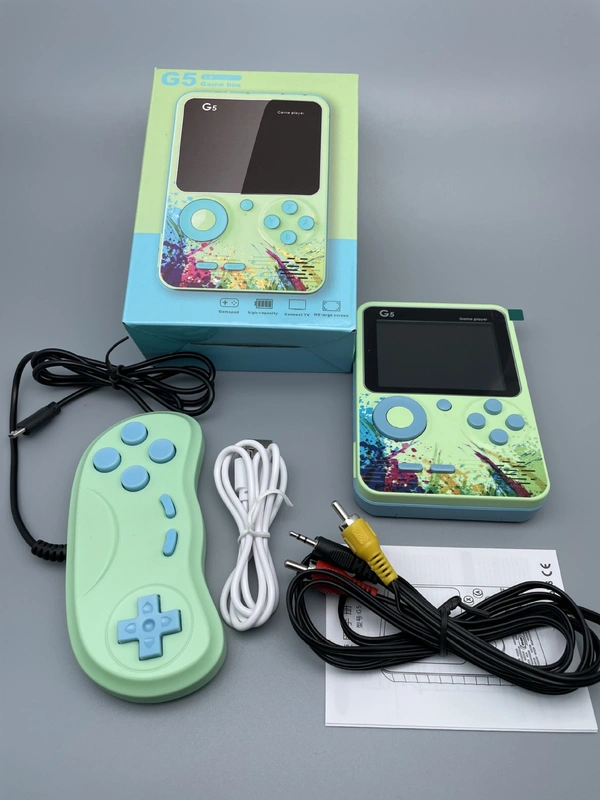 G5 Mini Retro Handheld Video Game Console – 500+ Classic Games | 3.0-Inch Display | Rechargeable Battery | Portable Gaming