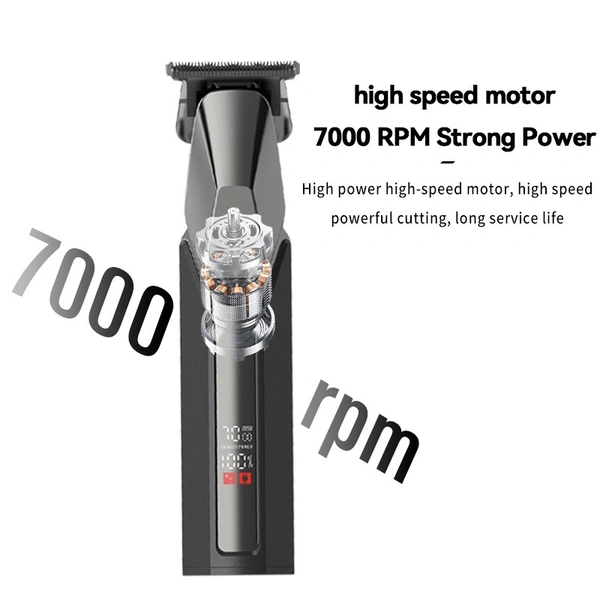 Kemei KM-282 Professional Cordless Hair Clipper | Rechargeable Beard & Hair Trimmer for Men