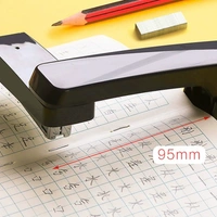 Deli No.0434 Manual Metal Rotary Stapler – Heavy-Duty Punch & Staple Combo Tool for Office & Craft Use