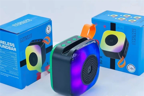 OK-444 Portable Party Speaker with RGB Lights, Wireless BT, Mic Input & Powerful Bass | 1Pcs