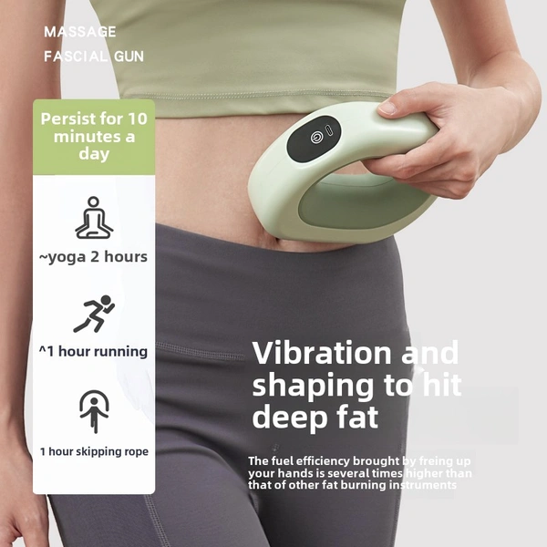 Cordless Fascial Ring Massager – Deep Tissue Vibration Fitness Tool for Muscle Relaxation