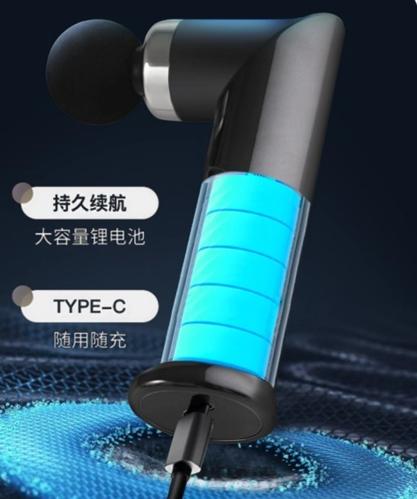 Mini Fascial Gun Deep Muscle Massager – Portable USB Rechargeable Pain Relief Tool