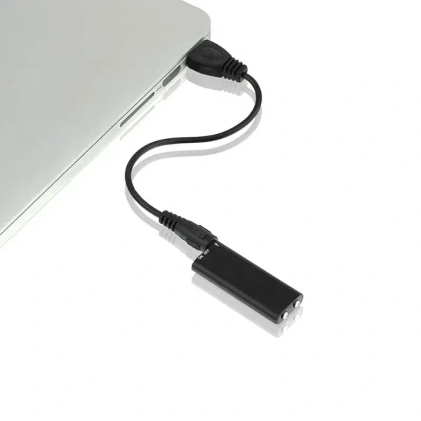 8 GB Mini Digital Audio Voice Recorder – USB Flash, MP3/WAV, VOX, Long-Time Recording