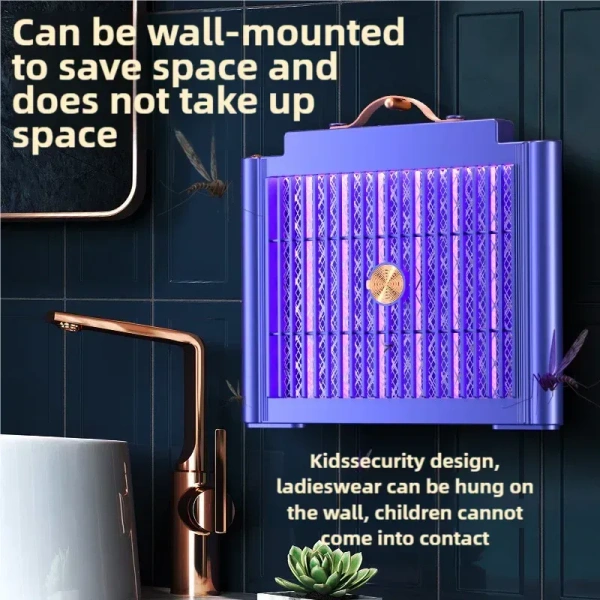 Electric Mosquito Killer Lamp | USB Insect Trap, Safe & Silent Bug Zapper for Home & Outdoor