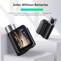 V50 Dual Channel Dash Cam Front & Rear | GPS, 512GB Support, Night Vision, Parking Monitor