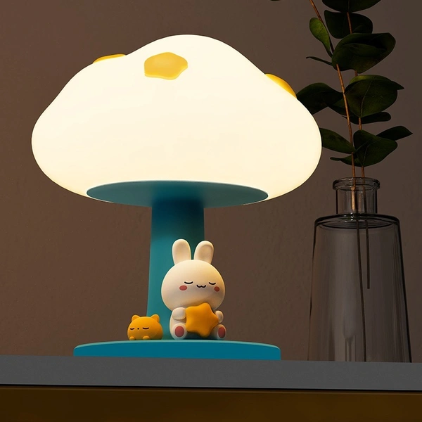 Cute Cloud Night Light | LED Atmosphere Lamp for Kids’ Room | Soft & Rechargeable