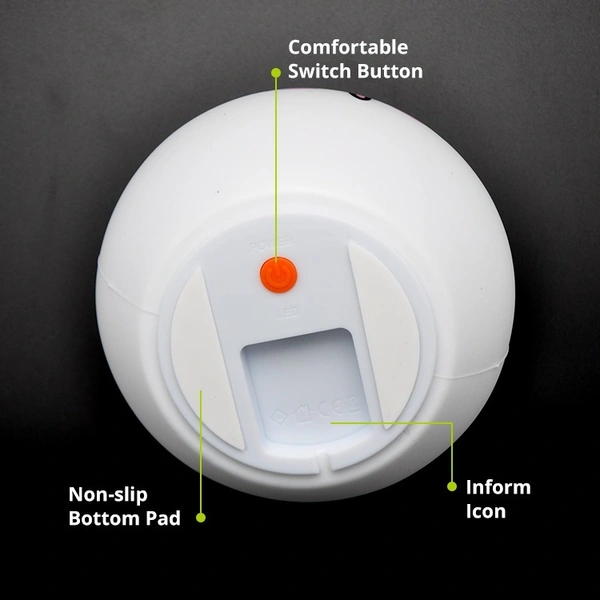 Adorable Silicone Night Light for Kids – Soft Touch Sensor LED Lamp with USB Rechargeable Battery