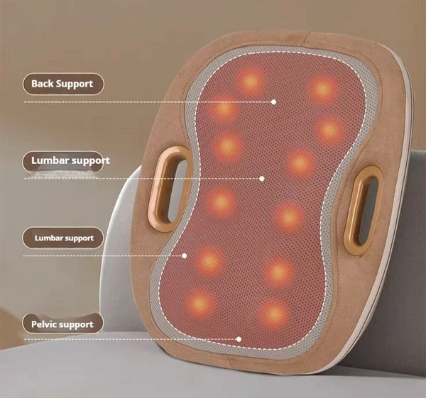 👉 Portable Shiatsu Neck & Back Massager with Heat | Butterfly Kneading Massage Pillow for Pain Relief